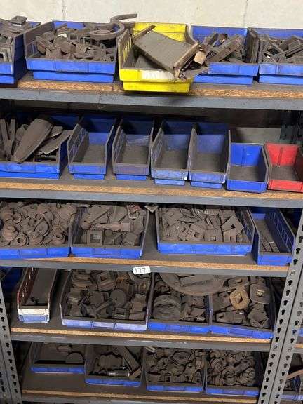 SOLID IRON CUSTOM MADE FENCING DÉCOR / HARDWARE / ACCESSORIES WITH MULTIPLE PCS PER BIN **bins & shelves not included** SOLD PER BIN LOT