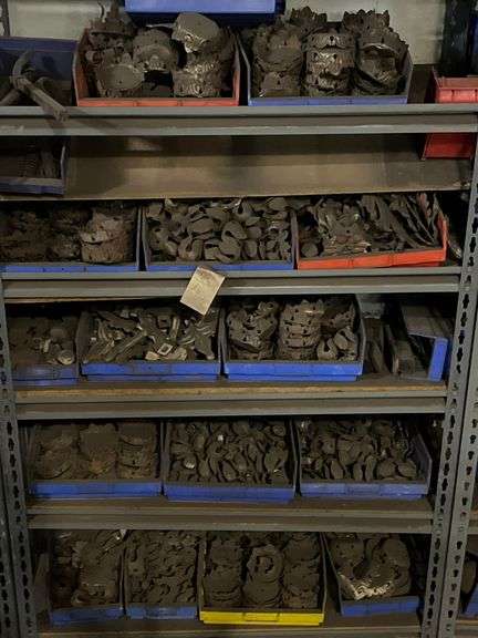 SOLID IRON CUSTOM MADE FENCING DÉCOR / HARDWARE / ACCESSORIES WITH MULTIPLE PCS PER BIN **bins & shelves not included** SOLD PER BIN LOT