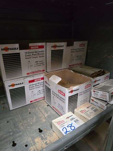 SPOT NAILS CHISEL POINT BRADS AND STAPLES