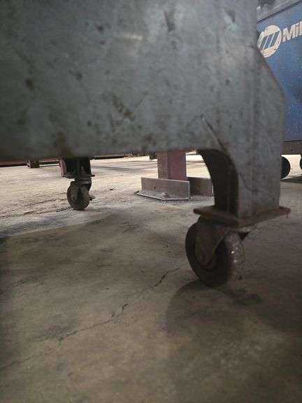 ROLL-IN SAW EF1459 HEAVY DUTY METAL SAW ON ROLLING STAND