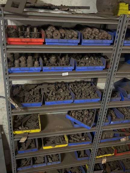 SOLID IRON CUSTOM MADE FENCING DÉCOR / HARDWARE / ACCESSORIES WITH MULTIPLE PCS PER BIN **bins & shelves not included** SOLD PER BIN LOT