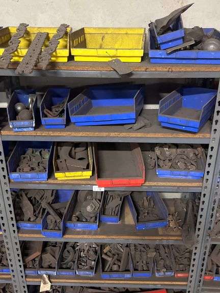 SOLID IRON CUSTOM MADE FENCING DÉCOR / HARDWARE / ACCESSORIES WITH MULTIPLE PCS PER BIN **bins & shelves not included** SOLD PER BIN LOT