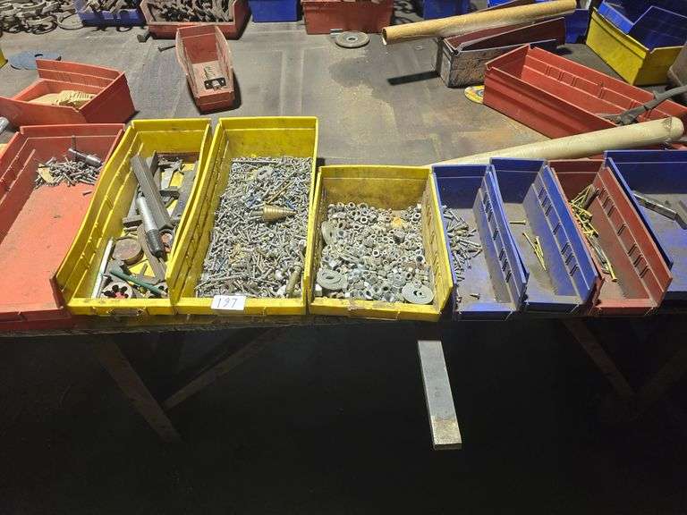 VARIOUS HARDWARE **bins not included, but sold per bin lot