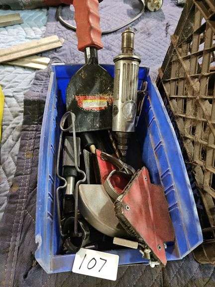 HAND TOOLS AND HARDWARE INCLUDING CENTRAL PNEUMATIC 3" HIGH SPEED AIR CUTTER