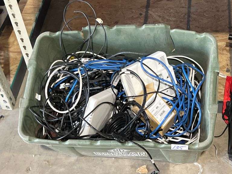 VARIETY OF CABLES INCLUDING MOSTLY ETHERNET