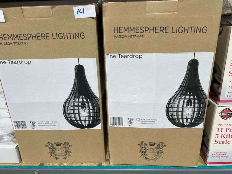 MASSOW HEMMESPHERE LIGHTING THE TEARDROP SINGLE LIGHT PENDANT