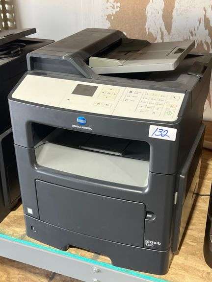 KONICA MINOLTA BIZHUB 3320 FAX MACHINE PRINTER WITH POWER CABLE