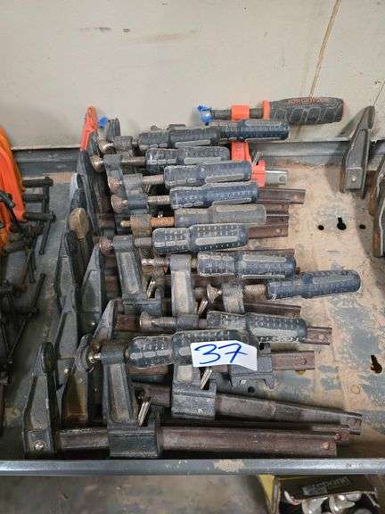 METAL BAR CLAMPS APROX 8"