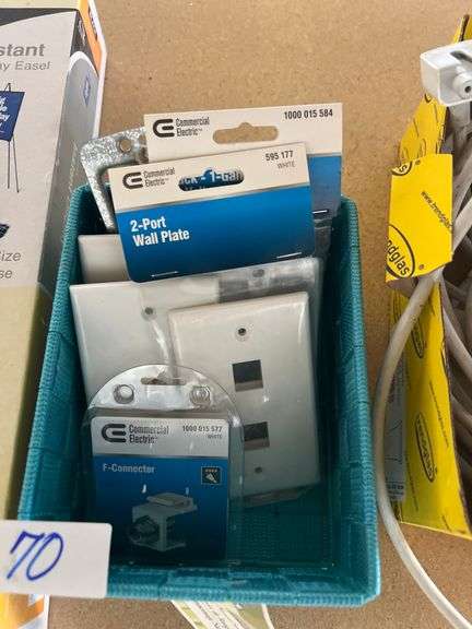 WALL PLATES AND MOUNTING BRACKETS FOR COAX AND ETHERNET