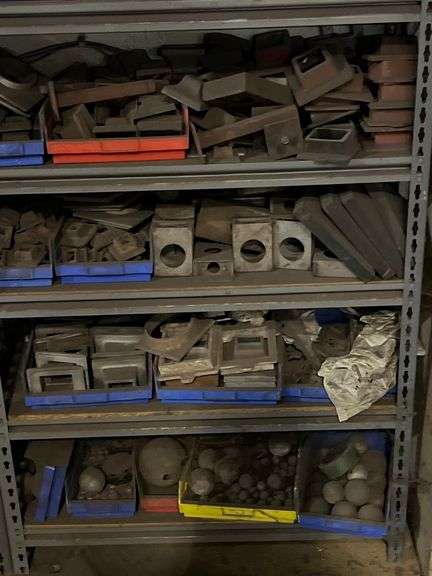 SOLID IRON CUSTOM MADE FENCING DÉCOR / HARDWARE / ACCESSORIES WITH MULTIPLE PCS PER BIN **bins & shelves not included** SOLD PER BIN LOT