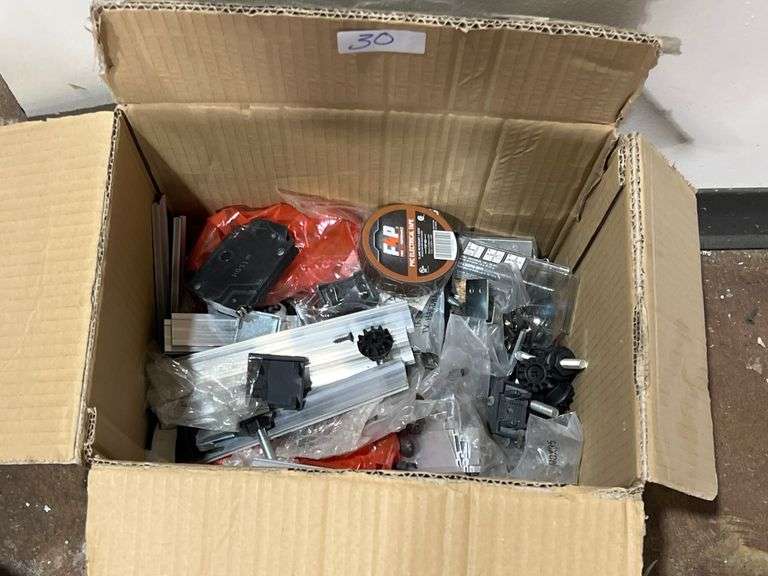 BOX OF SMALL HARDWARE