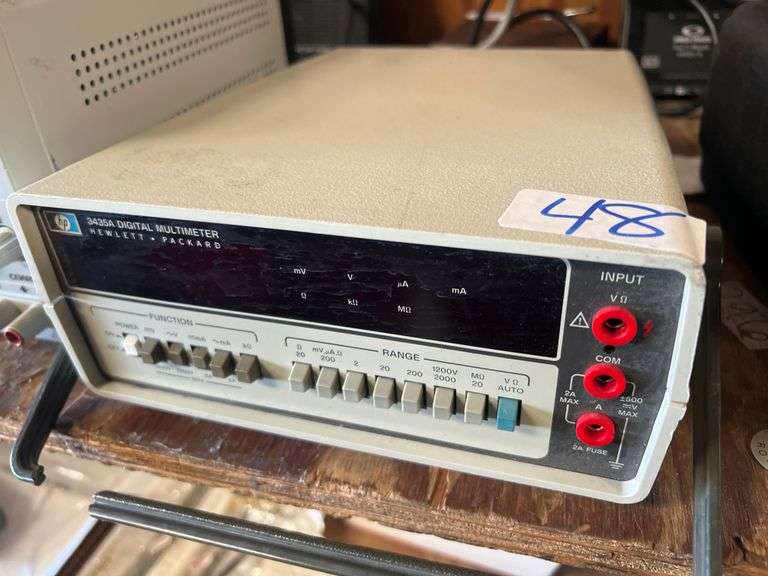 HP 3435A DIGITAL MULTIMETER WITH POWER CABLE