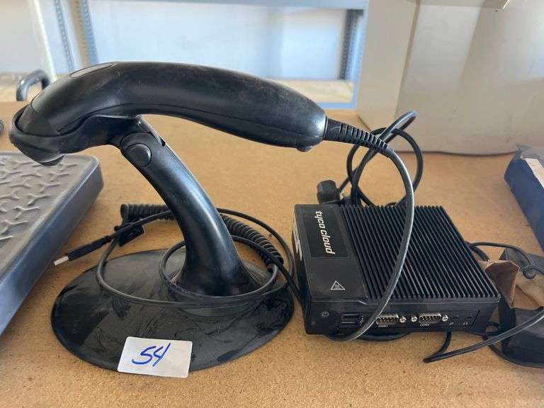 TYCO CLOUD E50-80 WITH POWER CABLE & HONEYWELL MS9520 BARCODE SCANNER