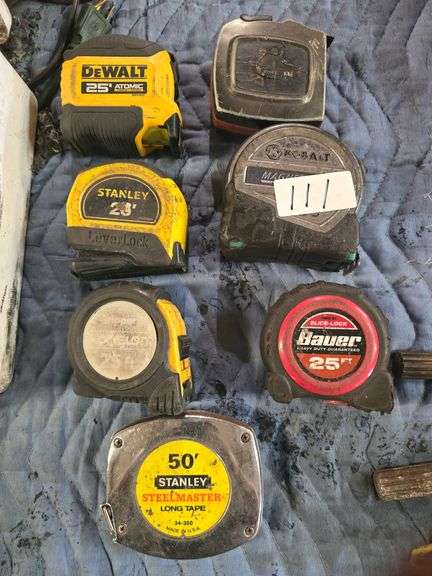 VARIOUS TAPE MEASURES
