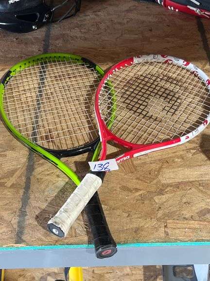 TENNIS RACKETS INCLUDING GAMMA QUICK KIDS 21 & ZUME LIGHTWEIGHT ALUMINUM RACKET