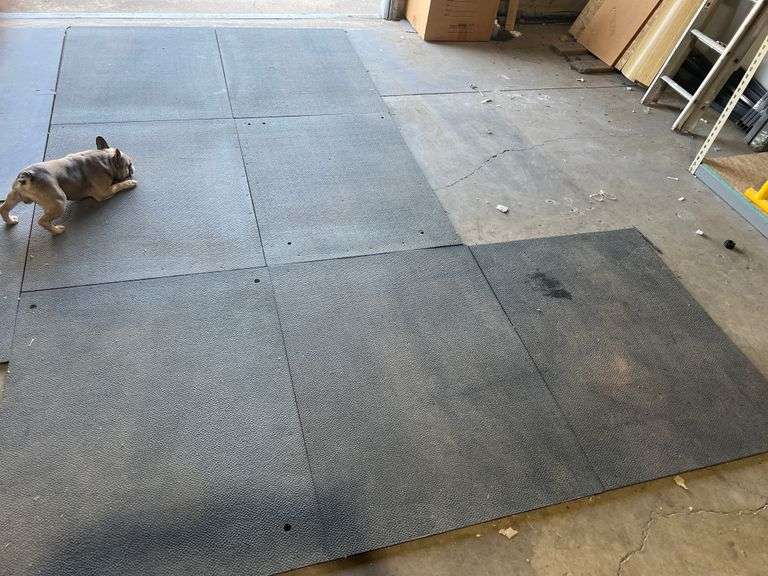 SOLID RUBBER ANTI-FATIGUE MATS EACH PCS APROX 3' x 4' x 3/4"THICK