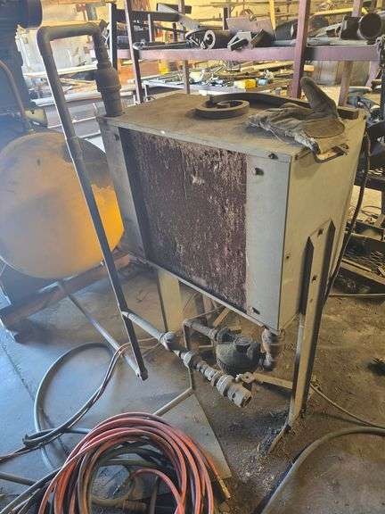 THERMAL TRANSFER PRODUCTS HEAT EXCHANGER MODEL UPA-100-1 250PSI 350°F **IMPORTANT BUYER NOTICE** anchored into concrete floor, buyer responsible for removal EXTREMELY Heavy