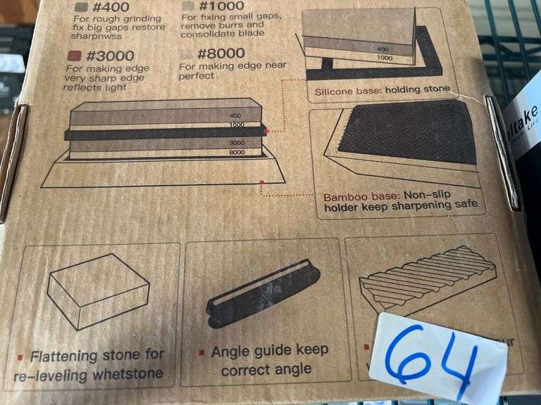 G.A HOMEFAVOR KNIFE SHARPENING STONE SET KT288