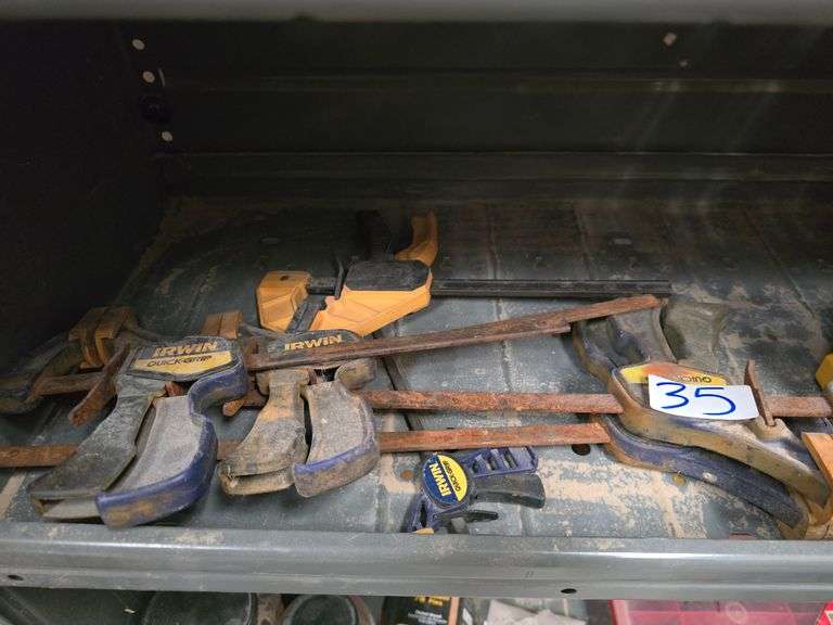 IRWIN QUICK-GRIP CLAMPS 6 IN LOT