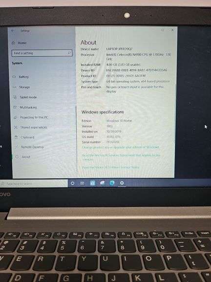 LENOVO IDEAPAD 330 LAPTOP MODEL 330-15IGM WITH INTEL POWERS ON WITH PASSWORD INCLUDED *mousepad does not work