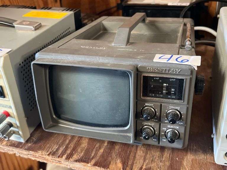 BENTLEY PORTABLE TV RECEIVER MODEL 100C