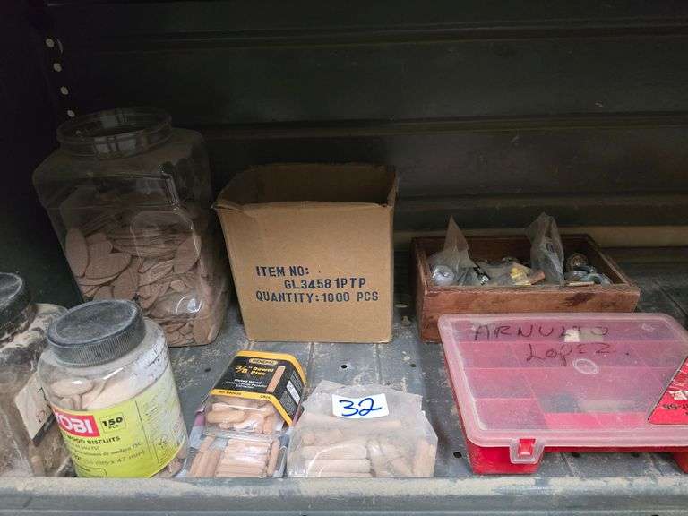 VARIETY OF WOODEN HARDWARE