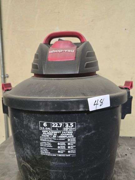 SHOPVAC 6GAL 3.5HP