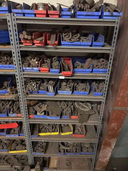 SOLID IRON CUSTOM MADE FENCING DÉCOR / HARDWARE / ACCESSORIES WITH MULTIPLE PCS PER BIN **bins & shelves not included** SOLD PER BIN LOT