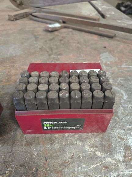 PITTSBURGH 36PCS 3/8" STEEL STAMPING SET #63675