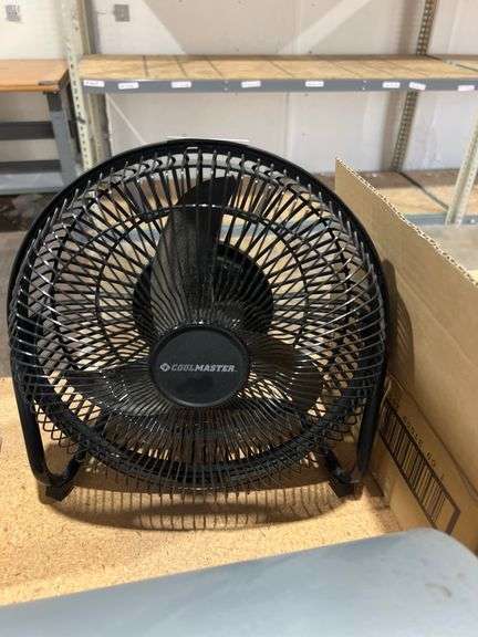 COOL MASTER 9" HIGH VELOCITY PERSONAL METAL FAN