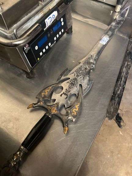CUSTOM DECORATIVE SWORD MADE OF HEAVY METAL