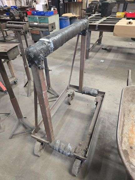MATERIAL HAULING ROLLING STAND APROX 2'x37"x46"