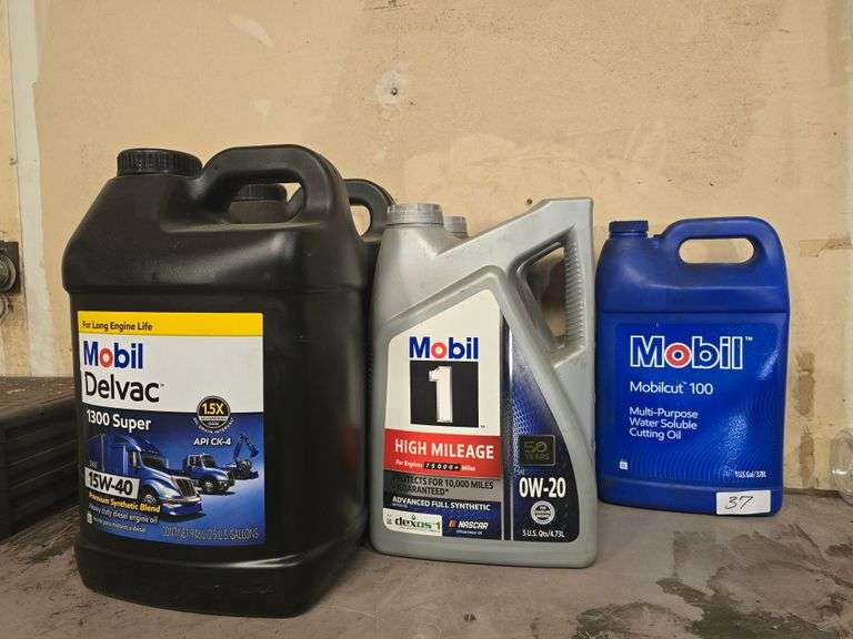 VARIOUS OIL MOST OVER HALF FULL - FULL