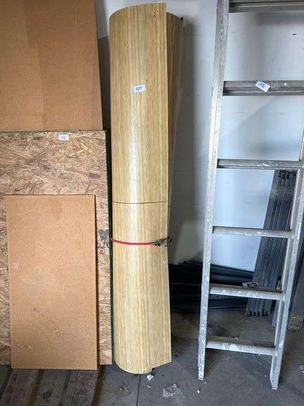 ROLL OF FAUX WOOD FLOORING APROX 5.5'W