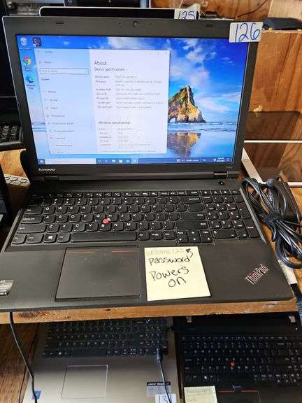 LENOVO THINKPAD T540p LAPTOP WITH CORE i5 INTEL, POWERS ON WITH PASSWORD INCLD.