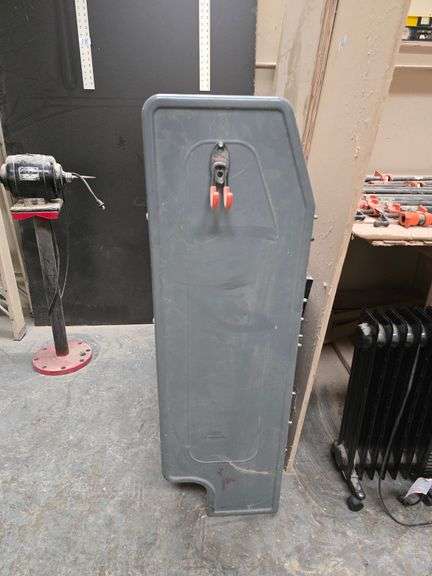 ADRIAN STEEL METAL 3-TIER SHELVING UNIT APROX 44"x14"x46"