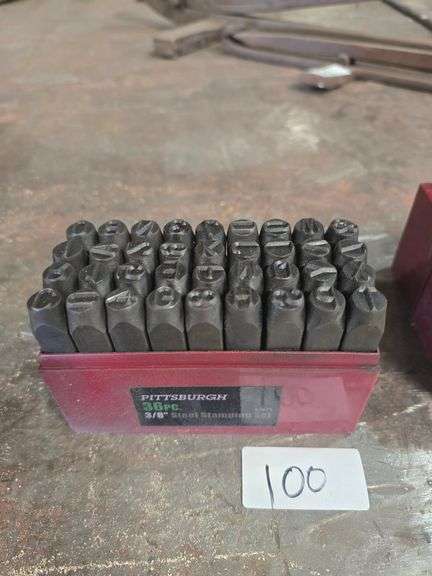 PITTSBURGH 36PCS 3/8" STEEL STAMPING SET #63675