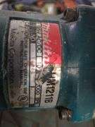 MAKITA HM1211B HEAVY DUTY ELECTRIC 20LB HAMMER DRILL WITH CASE AND ATTACHMENTS