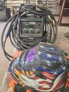 TITANIUM, MIG 170 WELDER COMPLETE WITH WELDING HELMET INCLD.