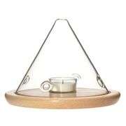 TRENDGLAS CANDLE LIGHT LARGE WITH WOODEN BOARD 302122