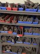 SOLID IRON CUSTOM MADE FENCING DÉCOR / HARDWARE / ACCESSORIES WITH MULTIPLE PCS PER BIN **bins & shelves not included** SOLD PER BIN LOT