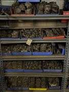 SOLID IRON CUSTOM MADE FENCING DÉCOR / HARDWARE / ACCESSORIES WITH MULTIPLE PCS PER BIN **bins & shelves not included** SOLD PER BIN LOT