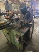 FMB FABRICA MACHINE BERGAMO INDUSTRIAL BAND SAW MODEL TRITON 220V 60HZ 1.1KW 290Kg WITH BREAKER BOX **Hard wired & anchored in floor