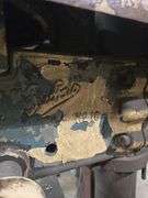 VINTAGE BUFFALO FORGE CO. #18 HEAVY DUTY DRILL PRESS MOUNTED TO WORK BENCH WITH CIRCUIT BREAKER IN WORKING COND.