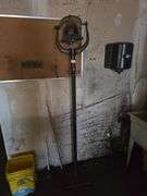 SOLID METAL STANDING BELL APROX 6'H