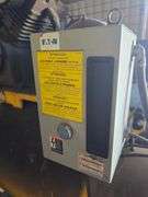 DEWALT DXCMH9919910 INDUCTION 120GAL HORIZONTAL STATIONARY COMMERCIAL AIR COMPRESSOR WITH BREAKER BOX