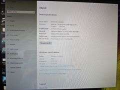 LENOVO F0B5 21.5" LED ALL IN ONE TOUCH SCREEN MONITOR WITH AMD A6 POWERS ON WITH USB MOUSE, KEYBOARD, AND POWER CABLE ALL INCLUDED