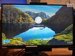 LENOVO THINKCENTRE TIO22 GEN3 TINY IN ONE 22" MONITOR WITH M710q MINI PC CORE i3 7th GEN INTEL USB KEYBOARD & MOUSE INCLD. Powers on, password protected, single Lenovo power cable incld.