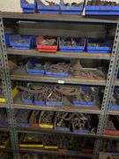 SOLID IRON CUSTOM MADE FENCING DÉCOR / HARDWARE / ACCESSORIES WITH MULTIPLE PCS PER BIN **bins & shelves not included** SOLD PER BIN LOT