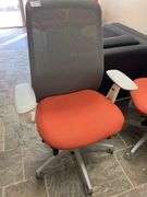 HAWORTH SOJI TASK CHAIR ON WHEELS WITH 3-ADJUSTABLE POSITIONS